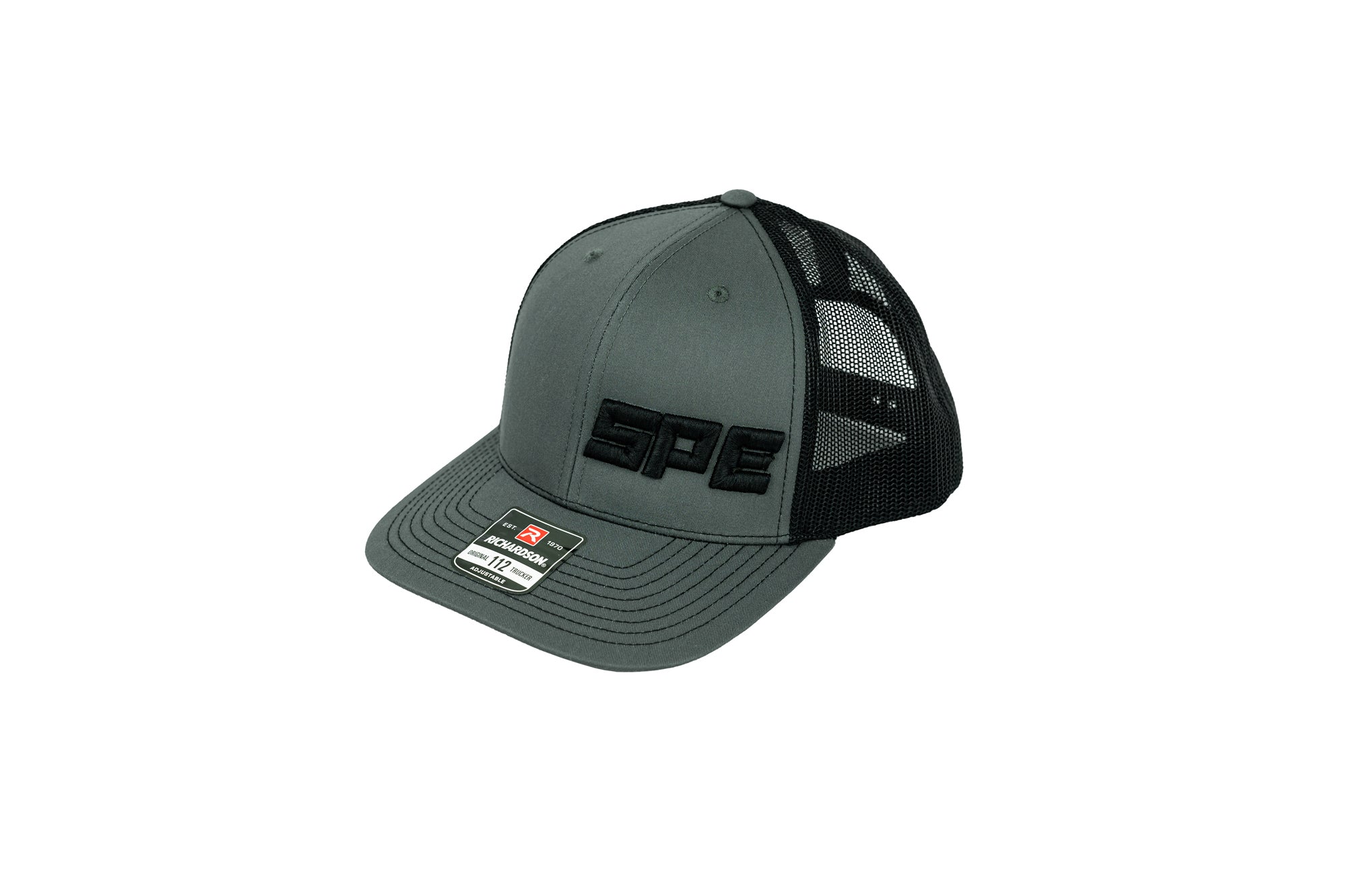 SPE Motorsport Grey & Black Snap Back Hat